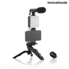 InnovaGoods Vlogging kit se světlem, mikrofonem a dálkovým ovládáním Plodni 6 Kusy 