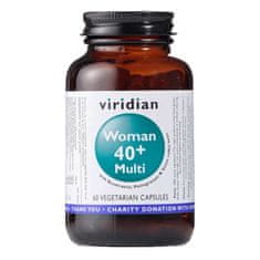 VIRIDIAN nutrition 40+ Woman Multivitamin (Natural multivitamín pro ženy), 60 kapslí