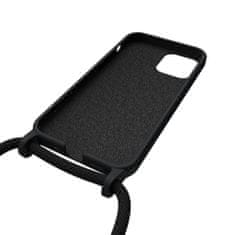 Artwizz ArtWizz HangOn Silicone kryt pro iPhone 12 Mini se šňůrkou, černý
