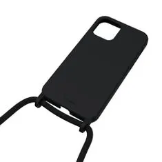Artwizz ArtWizz HangOn Silicone kryt pro iPhone 13 se šňůrkou, černý