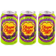 Chupa Chups 3x Chupa Chups sparkling Grape Flavour 345 ml