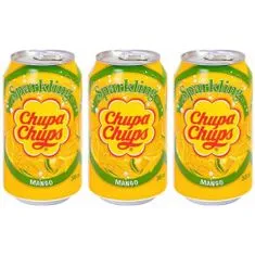 Chupa Chups 3x Chupa Chups sparkling Mango 345 ml