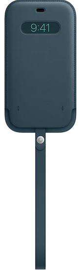 Apple kožený návlek s MagSafe pro iPhone 12 Pro Max, modrá