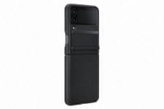 Samsung flipový kožený kryt pro Galaxy Z Flip4, černá
