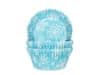 Košíčky na muffiny modré, sněhové vločky 50x33 mm -
