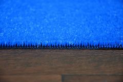 AKCE: 250x1800 cm Modrý travní koberec Spring metrážní (Rozměr metrážního produktu Rozměr na míru)