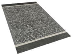Beliani Venkovní koberec 120 x 180 cm černobílý BALLARI