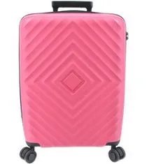 Arteddy Cestovní kufr skořepinový PP - (L) 90l růžová