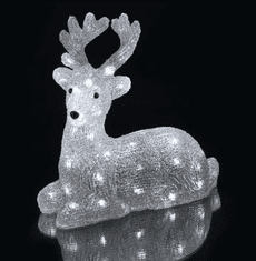 Emos LED vánoční jelen 27cm DCFC06