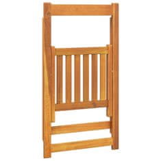 Petromila Skládací zahradní židle 8 ks masivní akáciové dřevo