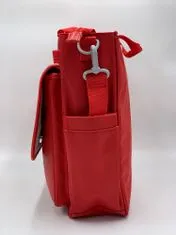 Klarion Červená stylová retro školní taška na knihy s britským motivem Lily