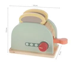 ZOPA Dřevěný toaster set
