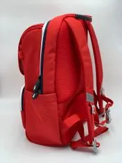 Klarion Stylová retro červená školní taška Luna