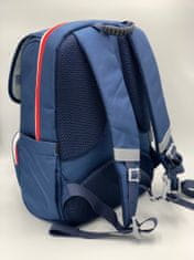 Klarion Stylová retro modrá školní taška Ron