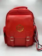Klarion Stylová retro červená školní taška Ginny