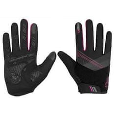 Etape Paola+ cyklistické rukavice černá-růžová Velikost oblečení: L