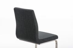 BHM Germany Jídelní židle Belfort, textil, tmavě šedá