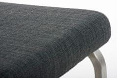BHM Germany Jídelní židle Belfort, textil, tmavě šedá