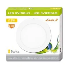 Ecolite Ecolite SMD kruh přisazený 30cm, 25W, 2700K, IP20, 2240Lm LED-CSL-25W/2700