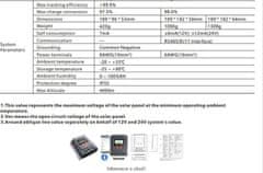 sapro Solární regulátor MPPT Lumiax MT2075-BT, 12-24V/20A, bluetooth