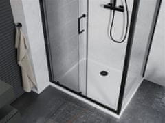 Mexen Apia sprchový kout 90x100, transparent, černá + vanička se sifonem (840-090-100-70-00-4010B)