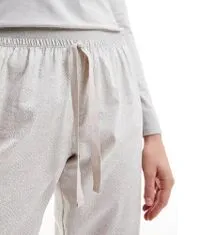 Calvin Klein Dámské pyžamo QS6350E 1T6 - béžová - Calvin Klein XL Béžová
