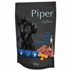 Piper ADULT 500g kapsička pro psy jehně, mrkev a hnědá rýže