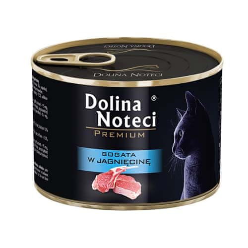 DOLINA NOTECI PREMIUM 185g bohaté na jehněčí maso pro kočky