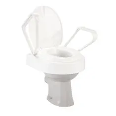 TRILETT 2 3011492 - toaletní nástavec na WC s madly a poklopem