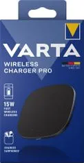 Varta bezdrátová nabíječka Wireless Charger Pro, 15W, černá 57905101111