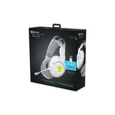 Roccat ELO 7.1 AIR herní bezdrátová sluchátka s mikrofonem, RGB + AIMO, bílé