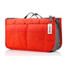 VivoVita Smart Bag – organizér do kabelky, šedá/červená