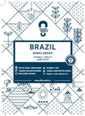 Brazil Minas Gerais filtr balení 1kg zrnková káva