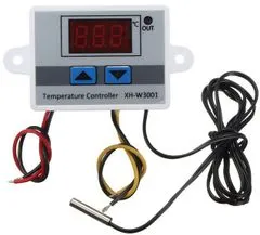 HADEX Digitální termostat XH-W3001, -50 až +110°C, napájení 24V