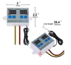 HADEX Digitální termostat XK-W1010, -50 až +120°C, napájení 230V