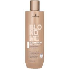 Schwarzkopf BlondMe All Blondes Detox Shampoo - hloubkově čistící šampon pro blond vlasy 300ml