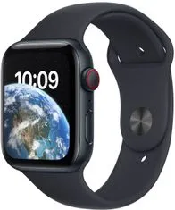 Apple Watch SE 2022,Cellular, 44mm, Midnight, Midnight Sport Band