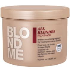 Schwarzkopf BlondMe All Blondes Rich Mask - hloubkově vyživující maska pro blond vlasy 500ml