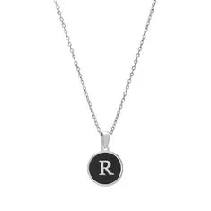 Troli Originální ocelový náhrdelník s písmenem R