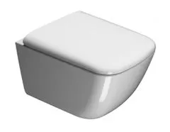 GSI CERAMICA Sand wc sedátko, bílá/chrom (MS9011)