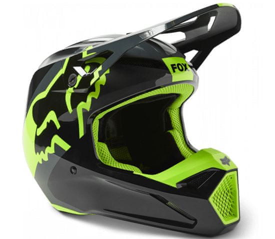 Fox Motokrosová helma V1 Xpozr Helmet Dot/Ece Black/Grey