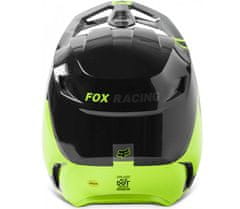 Fox Motokrosová helma V1 Xpozr Helmet Dot/Ece Black/Grey vel. XS