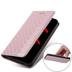IZMAEL Magnetické knížkové pouzdro Strap pro Samsung Galaxy A53 5G - Červená KP22203