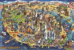 Educa Puzzle Mapa New Yorku