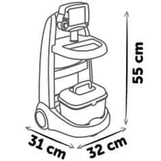 Smoby Elektronický lékařský vozík SMOBY s 16 doplňky