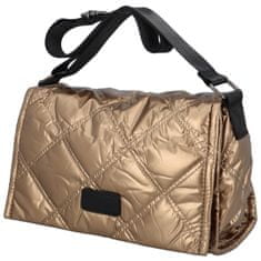 Turbo Bags Módní látková taška s prošíváním Eladio, bronzová