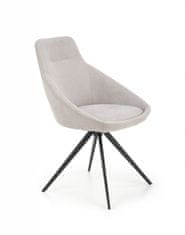 Halmar Kovová židle K431, šedá