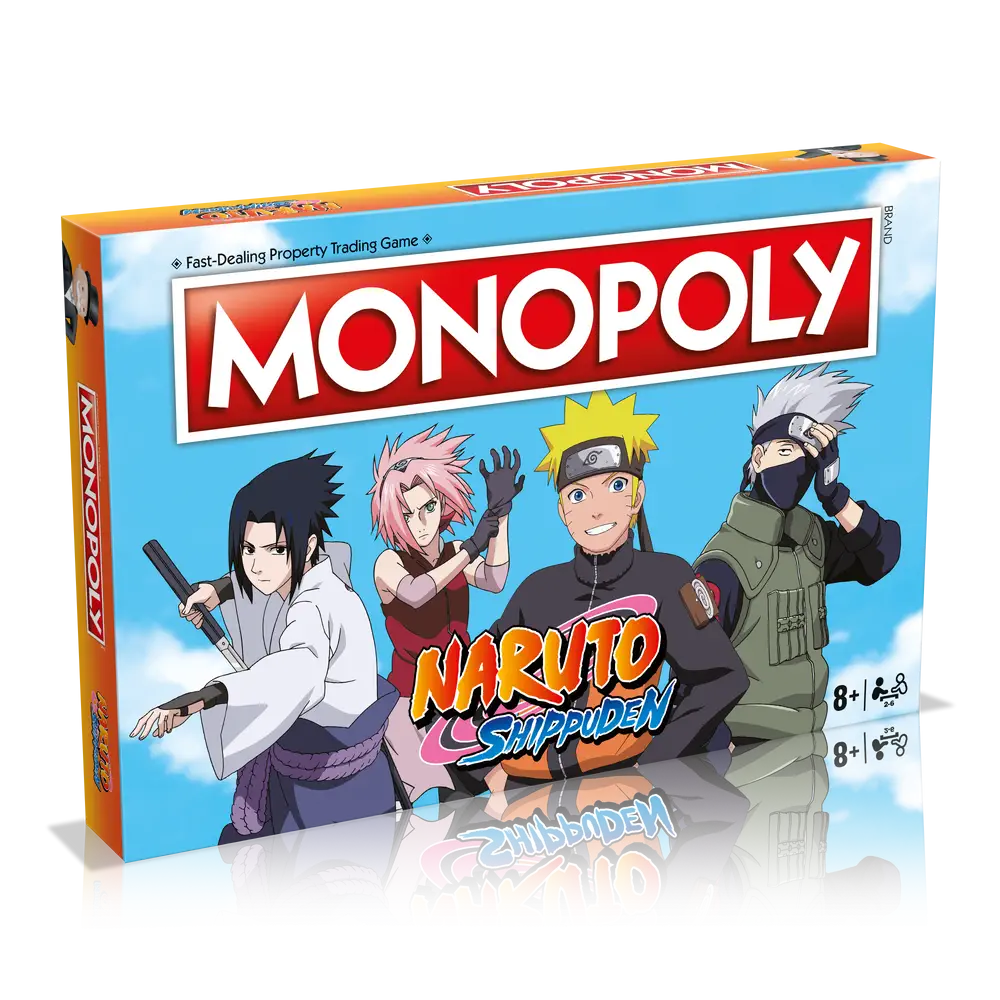 Winning Moves MONOPOLY Naruto Anglická verze