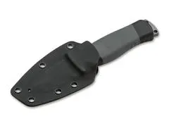 Böker Plus 02BO024 OUTDOORSMAN MINI vnější nůž 5,7 cm, černá, šedá, plast FRP, pouzdro Kydex