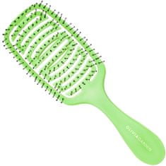 Olivia Garden iDetangle Medium Hair - kartáč pro každodenní péči o vlasy PRIDE EDITION GREEN